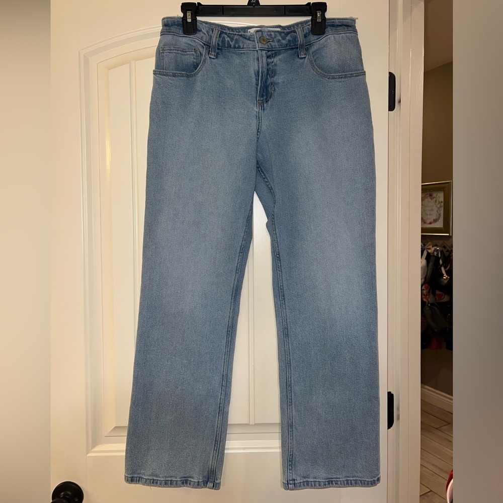 Hollister Light Blue Straight Leg Jeans
